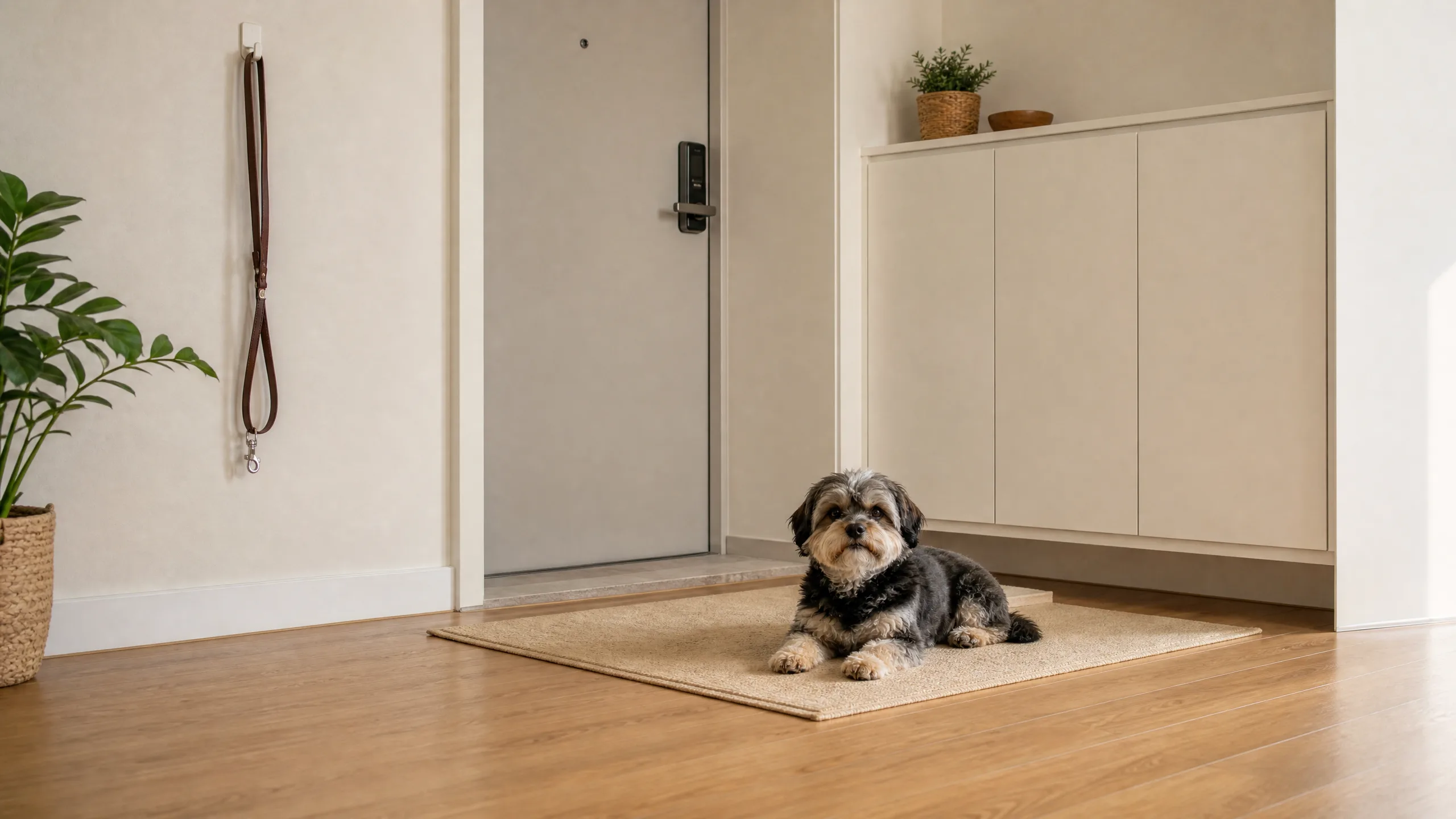 현관 주변을 안전하게 정리한 집